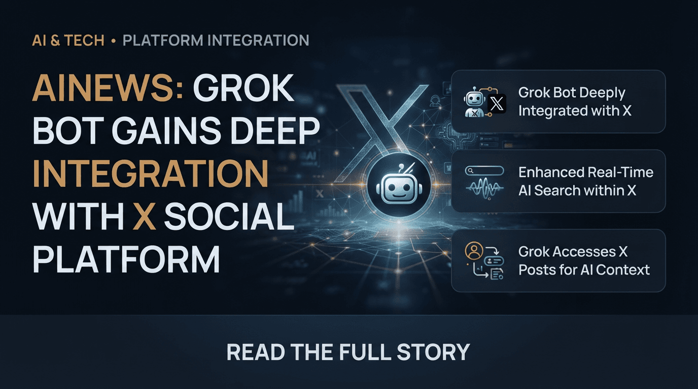 Intelligence artificielle : le chatbot Grok désormais profondément intégré à la plateforme X