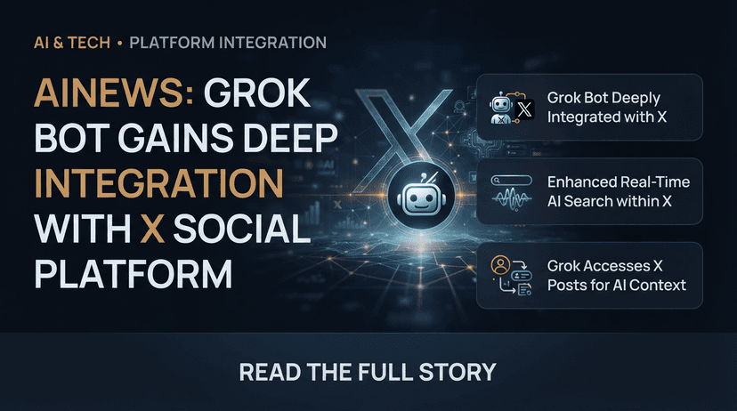 Intelligence artificielle : le chatbot Grok désormais profondément intégré à la plateforme X