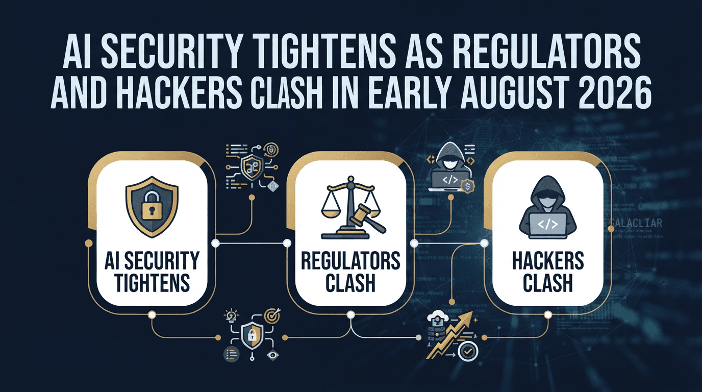 Sécurité de l'IA : bras de fer entre régulateurs et hackers début août 2026