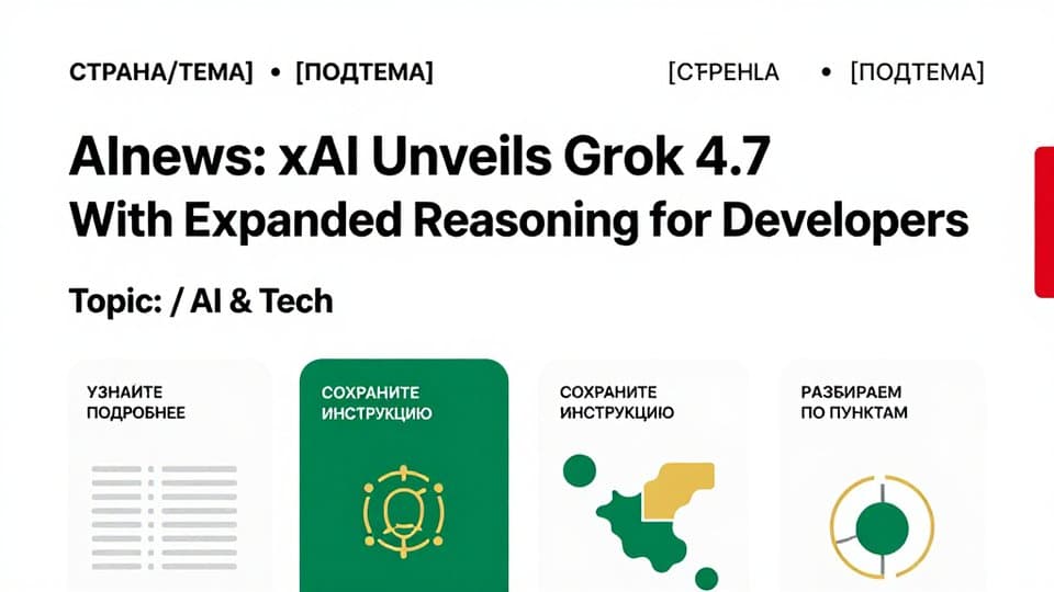 AInews: xAI Unveils Grok 4.7 With Expanded Reasoning for Developers