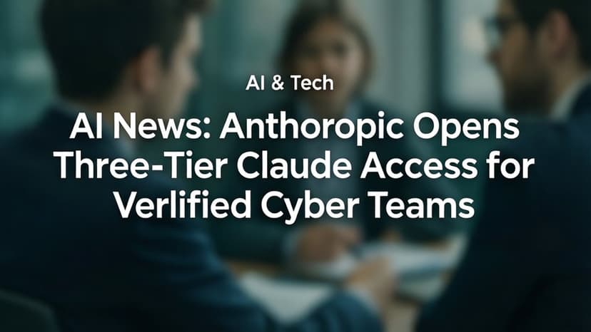 Новости ИИ: Anthropic открывает треххуровневый доступ к Claude для верифицированных групп кибербезопасности
