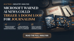 Des documents déclassifiés révèlent que Microsoft avait prévenu qu'une actualité générée par l'IA pourrait entraîner un cercle vicieux pour le journalisme