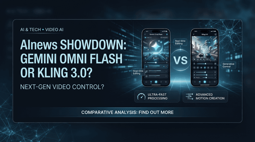 AInews showdown: Gemini Omni Flash or Kling 3.0 for next‑gen video control?