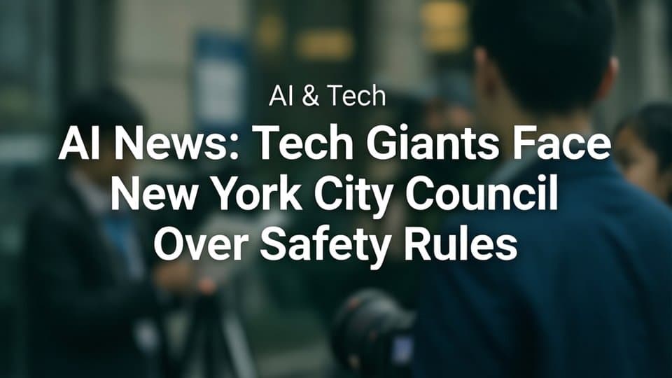 AI News: Tech Giants Face New York City Council Over Safety Rules