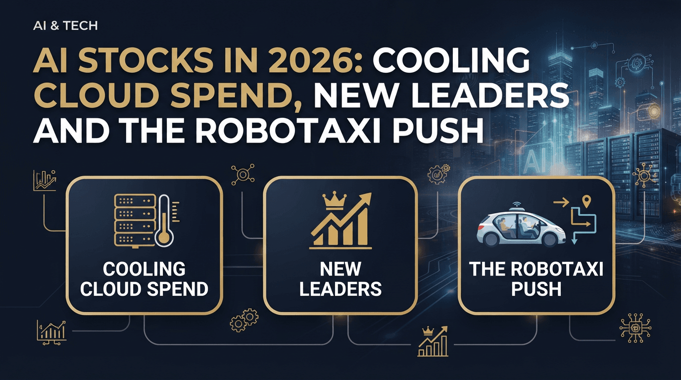 AI Stocks In 2026: Cooling Cloud Spend, New Leaders And The Robotaxi Push