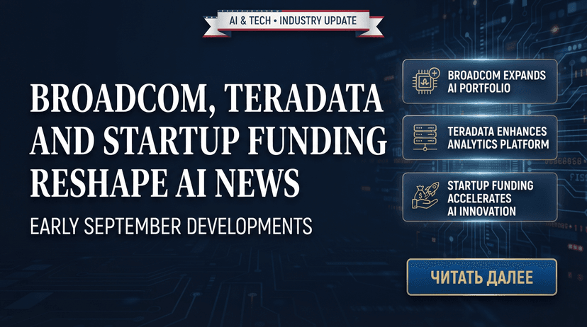 Broadcom, Teradata and startup funding reshape AInews in early September