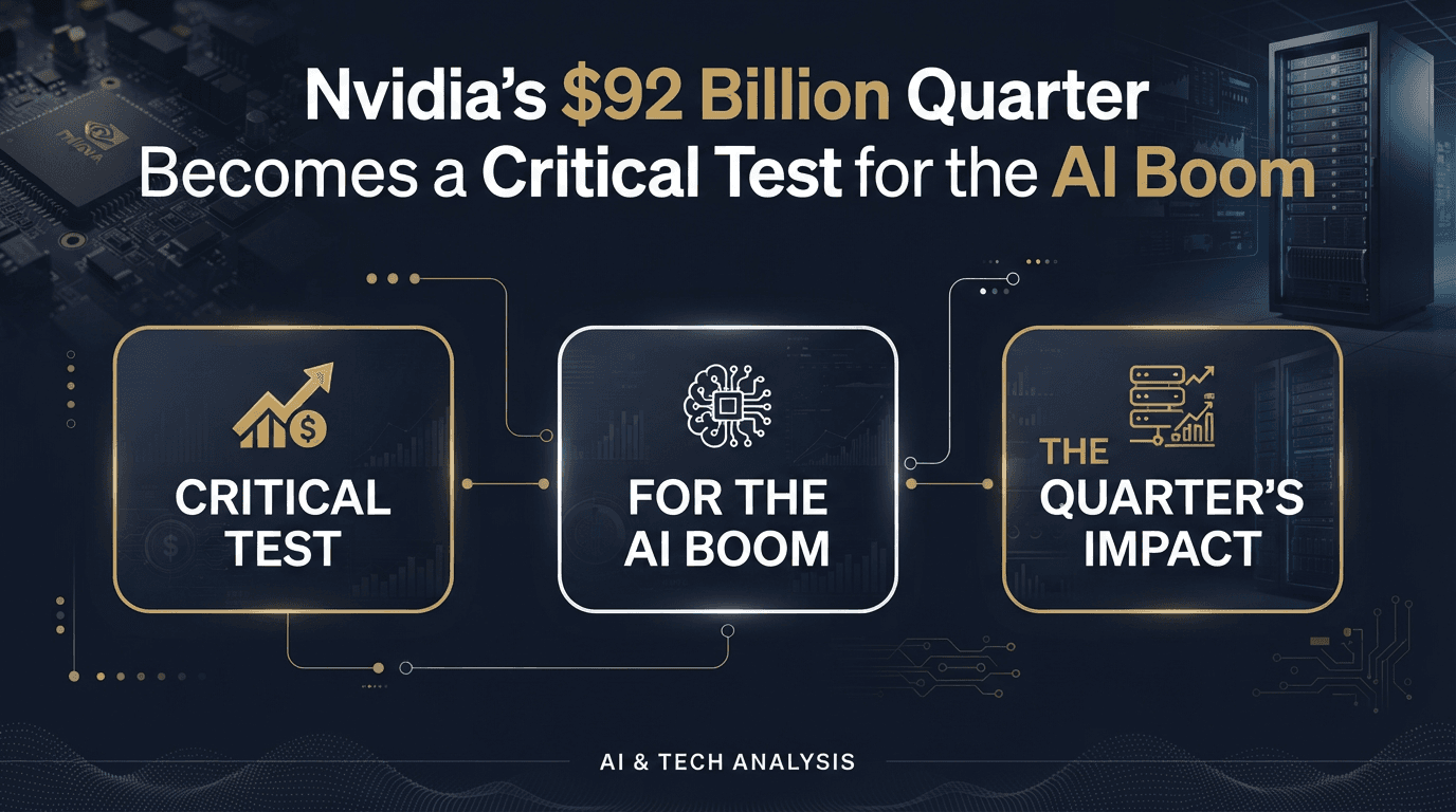 Nvidia’s $92 Billion Quarter Becomes a Critical Test for the AI Boom