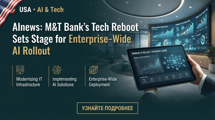 AInews: M&T Bank’s Tech Reboot Sets Stage for Enterprise‑Wide AI Rollout