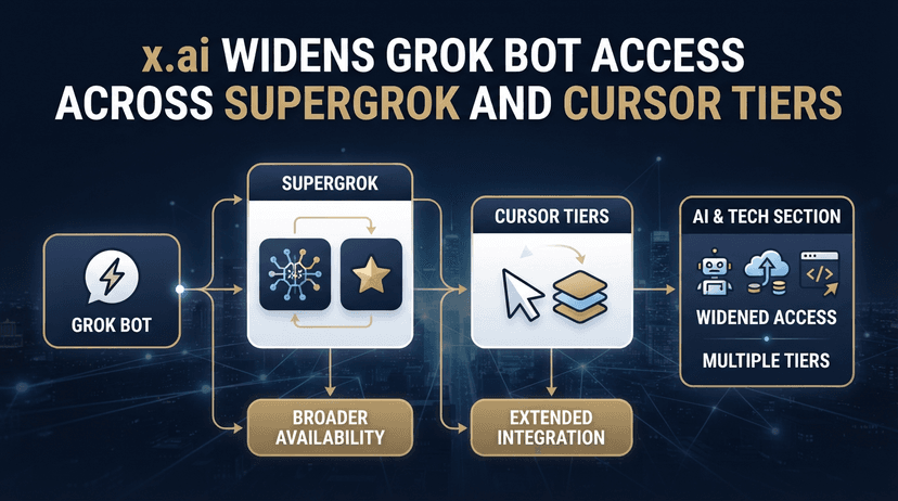 x.ai étend l'accès au chatbot Grok via les offres SuperGrok et Cursor