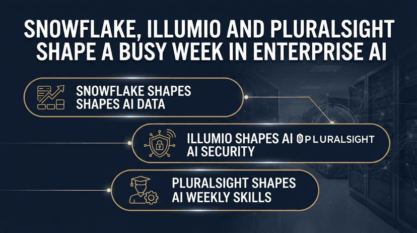 Snowflake, Illumio and Pluralsight Shape a Busy Week in Enterprise AI