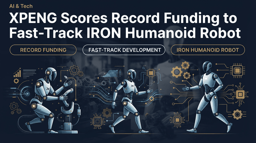 XPENG Scores Record Funding to Fast-Track IRON Humanoid Robot