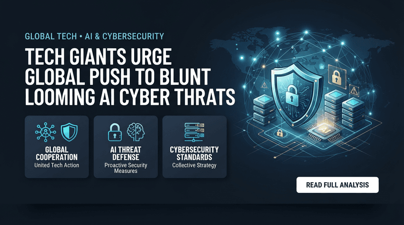 AInews: Tech giants urge global push to blunt looming AI cyber threats