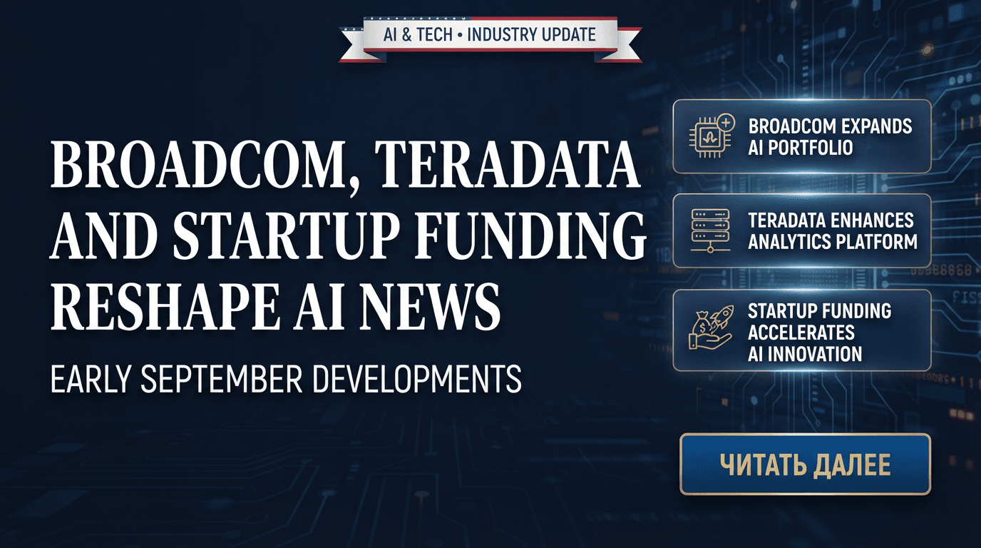 Broadcom, Teradata and startup funding reshape AInews in early September