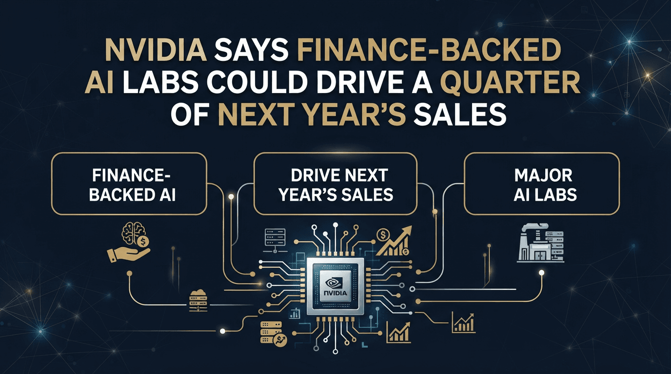 Nvidia Says Finance-Backed AI Labs Could Drive a Quarter of Next Year’s Sales