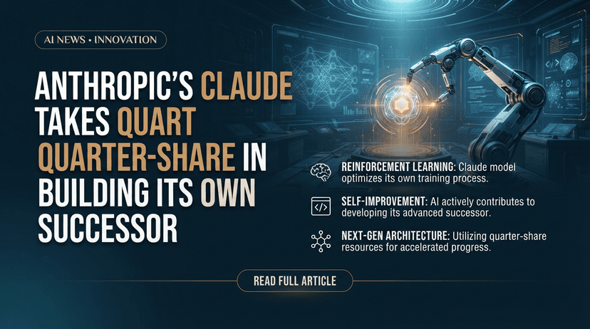 AInews: Anthropic’s Claude Takes Quarter-Share in Building Its Own Successor